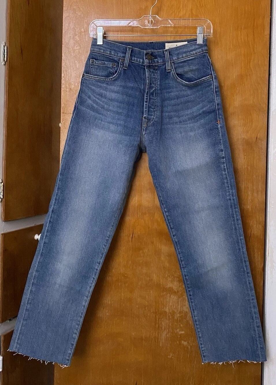IMOGENE AND WILLIE HARPER High Rise Tapered DECATUR Wash JEANS Size 25 Ankle